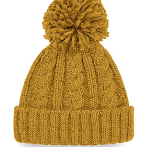 Cable Knit Melange Beanie