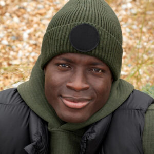 Circular Fashion Patch Beanie