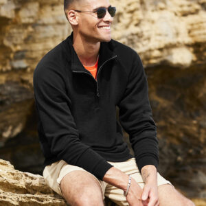 Classic Zip Neck Sweat