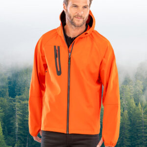 3-Layer Recycled Printable Casual Hooded Softshell