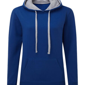Contrast Hooded Sweatshirt Women