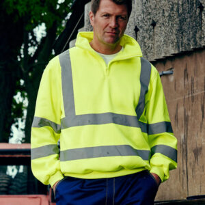Fluo 1/4 Zip Sweat Shirt
