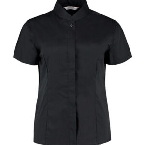 Women's Tailored Fit Mandarin Collar SSL