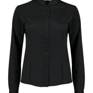 Women's Tailored Fit Mandarin Collar Shirt