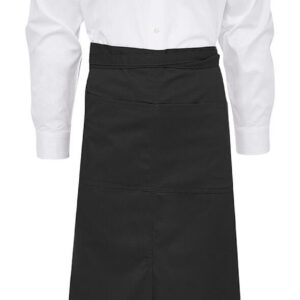 BERLIN Long Bistro Apron with Vent and Pocket