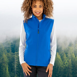 Women's Recycled 2-Layer Printable Softshell B/W